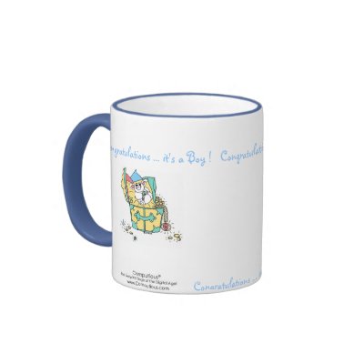 BABY (Boy) Congratulations Mugs by Computious