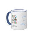 BABY (Boy) Congratulations mugs by Computious BABY (Boy) Congratulations mugs