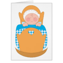 Baby Boy Cradle cards
