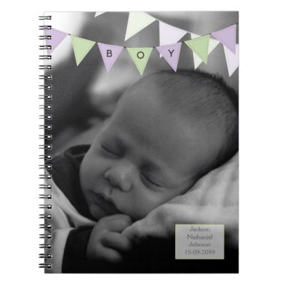   Baby on Baby Boy Create Your Own Photo Spiral Notebook From Zazzle Com