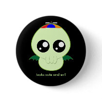 Baby Boy Cthulhu buttons by creampufart Baby Boy Cthulhu buttons
