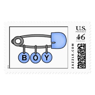 Baby Boy Diaper Pin stamp