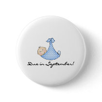 Baby Boy  Due in September buttons