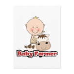 Baby Boy Farmer With Cow Tshirts and Gifts Post Cards