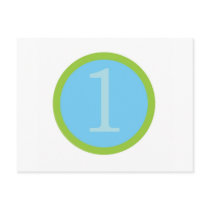 Baby Boy First Brithday postcards