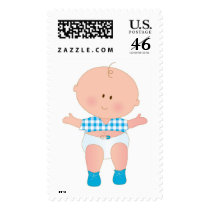 Baby Boy First Step postage by Maria_K_Bell Baby Boy First Step postage