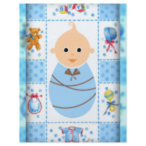 baby boy flyers by YourInvited baby boy flyers