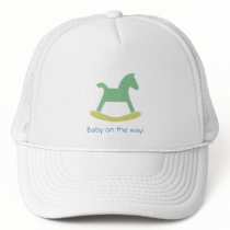 Baby Boy Green and Yellow Rocking Horse Cap hats
