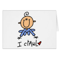 Baby Boy I Crawl Tshirts and Gifts cards by stick_figures Baby Boy I Crawl Tshirts and Gifts cards