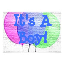 BABY BOY INVITATION