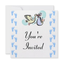 Baby Boy Invite invitations