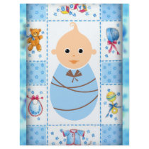 baby boy letterhead by YourInvited baby boy letterhead