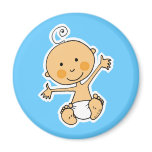 Baby boy refrigerator magnet