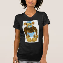 Baby Boy Monkey Diaper T-shirt