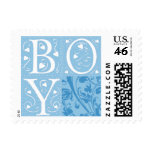 Baby Boy New Baby Announcement Stamps