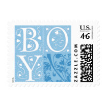 Baby Boy New Baby Announcement Stamps by eBabyz Baby Boy New Baby Announcement Stamps