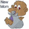 Baby Boy -  New Mom embroidered shirts