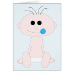 Baby Boy Newborn Card Template