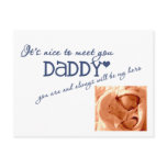 baby boy (nice to meet you) postcard (CUSTOM)