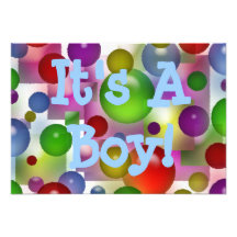 BABY BOY PERSONALIZED ANNOUNCEMENTS
