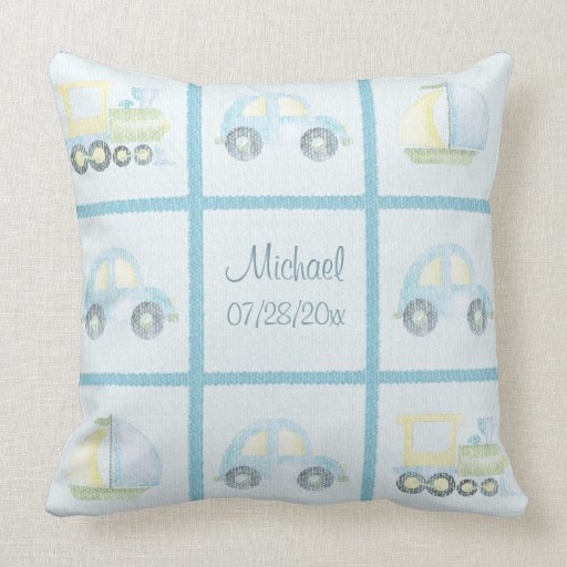 Baby Boy Personalized Pillows