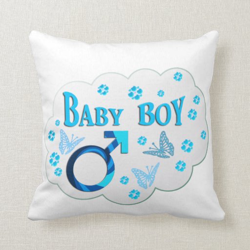 Baby Boy Pillows Zazzle