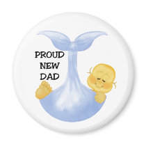 Baby Boy Proud Dad Magnets
