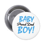 Baby Boy Proud Dad Pinback Button