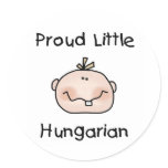 Baby Boy Proud Hungarian Sticker