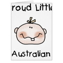 Baby Boy Proud Little Australian Cards