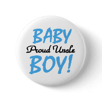 Baby Boy Proud Uncle Pin