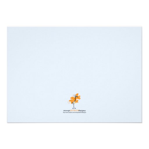 Baby Boy Rattle Shower Invitation