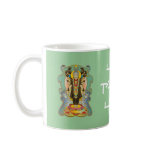 Baby Boy Riding Elephant Good Luck Charm Mugs