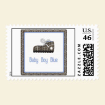 Baby Boy Shoe Stamp stamps