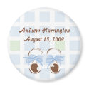 Baby Boy Shoes Magnet by MissNNick Baby Boy Shoes Magnet