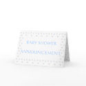 BABY BOY SHOWER ANNOUNCEMENT cards