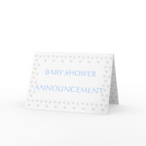 BABY BOY SHOWER ANNOUNCEMENT cards by sayings BABY BOY SHOWER ANNOUNCEMENT cards