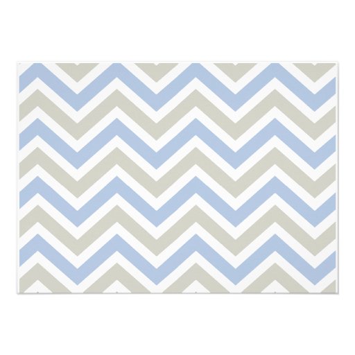 Baby boy shower colorful chevron invite