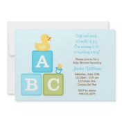 Baby Boy Shower Invitation