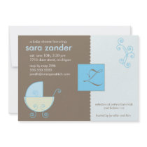 Baby Boy Shower Invitation