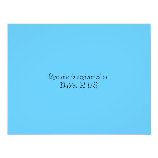 Baby Boy shower invitation