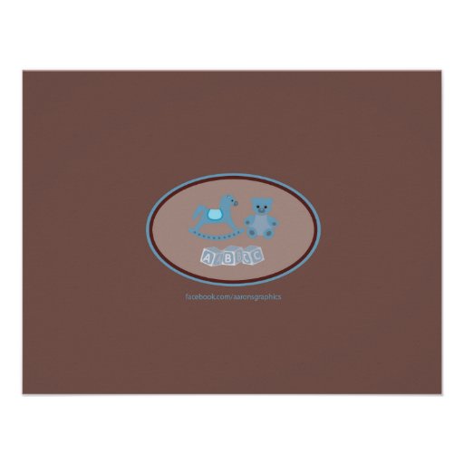 Baby Boy Shower Invitation