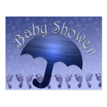 Baby Boy shower invitations Post Card