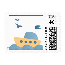 Baby Boy Shower Sailing stamps