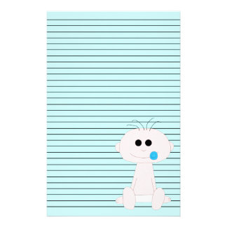 Kids Lined Stationery | Zazzle