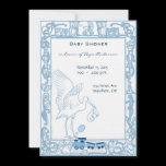Baby Boy, Stork, Owl  & Train Announcement