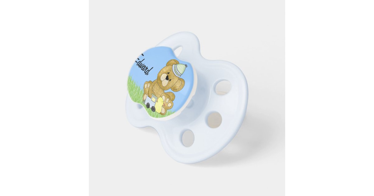 pacifier teddy bear