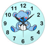 Baby Boy (teddy bear) wall clocks