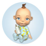 Baby Boy Toon Sticker