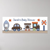 Baby Boy/Transportation/ Poster/Banner